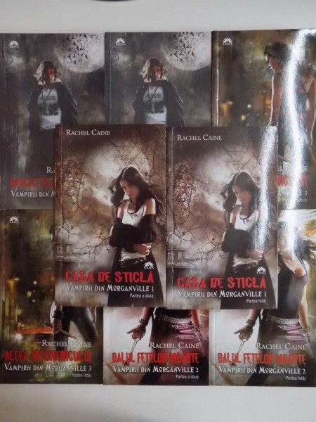 VAMPIRII DIN MORGANVILLE , VOLUMELE I , II , III . IV de RACHEL CAINE , 2013 *EDITIE BROSATA