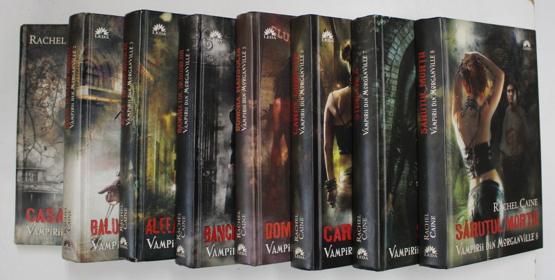 VAMPIRII DIN MORGANVILLE , VOLUMELE I - VIII de RACHEL CAINE . 2010 - 2013 *EDITIE CARTONATA