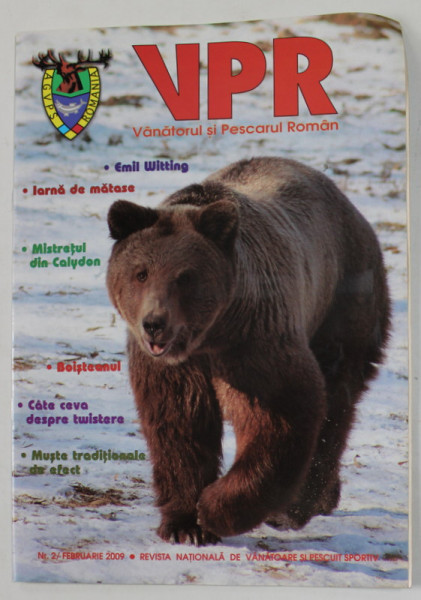 VANATORUL SI PESCARUL ROMAN , REVISTA NATIONALA .., NR. 2, FEBRUARIE , 2009