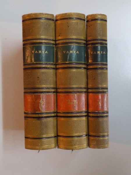 VARIA. MORALE, POLITIQUE, LITTERATURE, TOME I-III, PARIS  1860