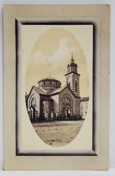 VARSET , SERBIA , BISERICA GR. OR. ROMANA , CARTE POSTALA , 1927