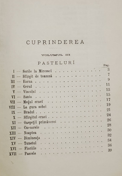 tomorrow curve Wink VASILE ALECSANDRI - OPERE COMPLETE - POESII , VOLUMUL III - PASTELURI SI  LEGENDE , 1875 , EDITIA I *