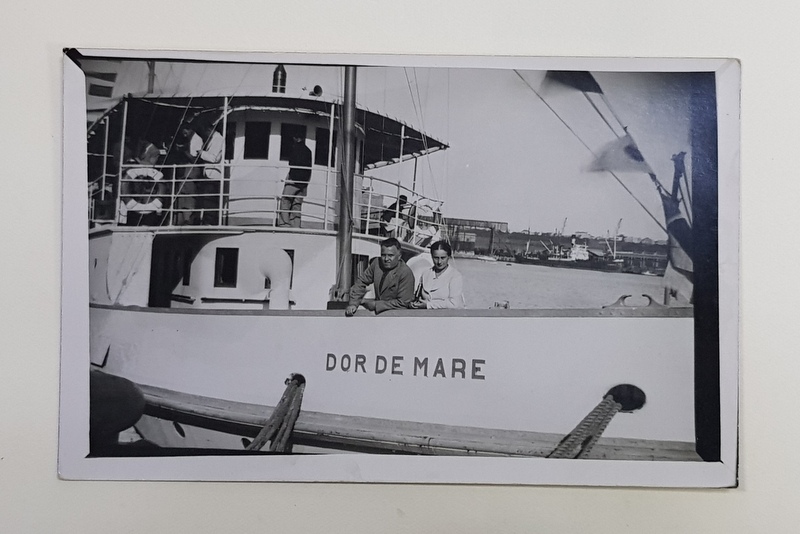 VASUL ' DOR DE MARE ' , FOTOGRAFIE TIP CARTE POSTALA , INTERBELICA