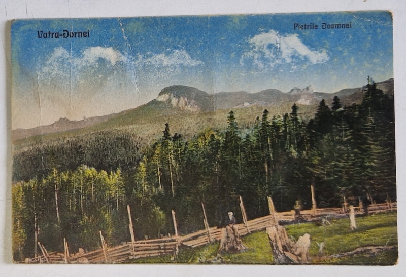 VATRA DORNEI - PIETRELE DOAMNEI , CARTE POSTALA , 1929