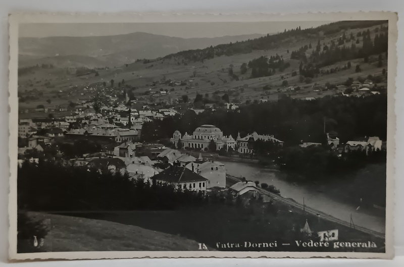 VATRA DORNEI , VEDERE GENERALA , FOTO. ORIG. FOTOFILM , CLUJ , FORMAT CARTE POSTALA , 1939