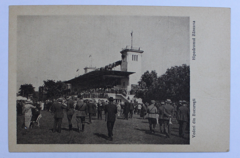 VEDERE DIN BUCURESTI - HIPODROMUL BANEASA - CARTE POSTALA ILUSTRATA , MONOCROMA , NECIRCULATA , PERIOADA INTERBELICA