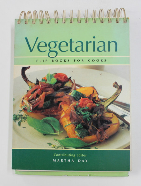 VEGETARIAN - FLIP BOOKS FOR COOKS , by MARTHA DAY , 2001