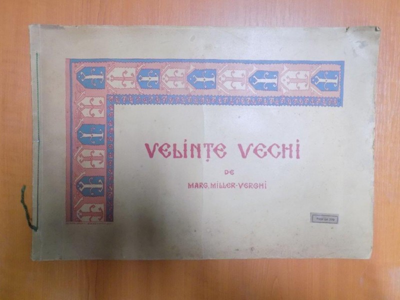 VELINTE VECHI de MARG. MILLER VERGHI