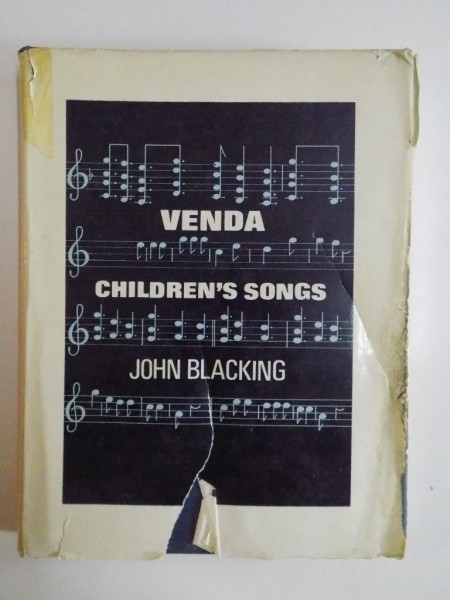 VENDA CHILDREN'S SONGS de JOHN BLACKING 1967