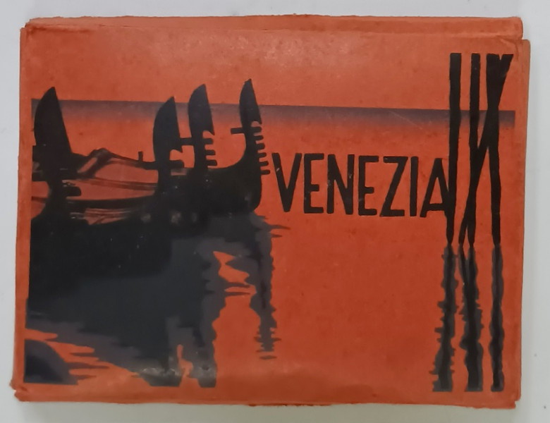 VENEZIA , 20 VERE FOTOGRAFIE , MINIALBUM CU 20 DE FOTOGRAFII DE EPOCA , VOLANTE , PERIOADA  INTERBELICA