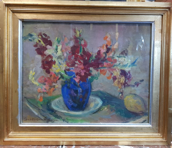 Vera Verslovschi Nitescu (1901-1974) - Vas cu flori