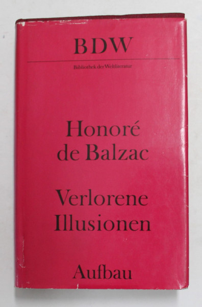 VERLORENE ILLUSIONEN von HONORE DE BALZAC , 1985