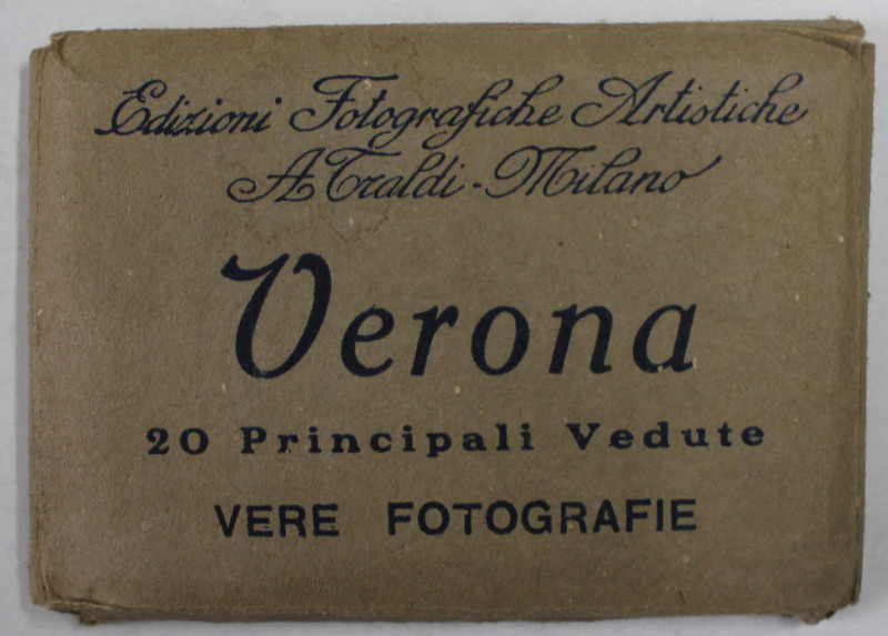 VERONA - 20 PRINCIPALI VEDUTE - VERE FOTOGRAFIE , FOTOGRAFII DE MICA DIMENSIUNE , PERIOADA INTERBELICA