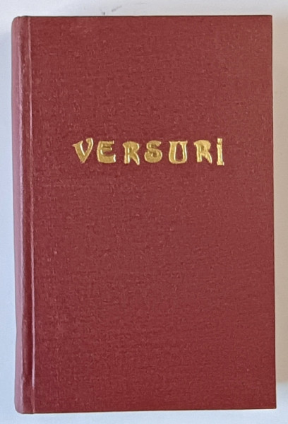 VERSURI de ION MINULESCU, A DOUA EDITIE DEFINITIVA  1943