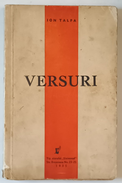 VERSURI de ION TALPA , 1935