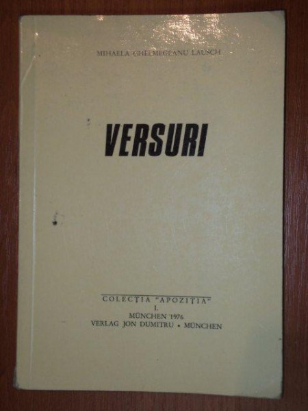 VERSURI-MIHAELA GHELMEGEANU LAUSCH  1976