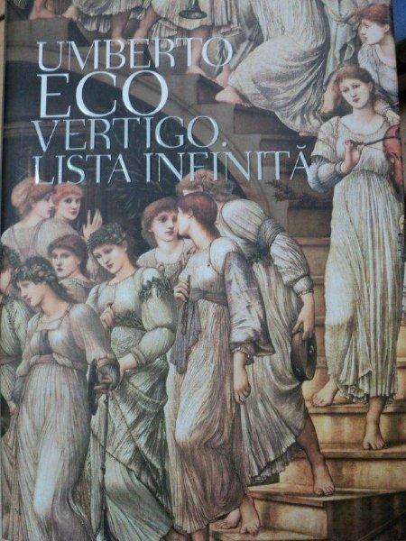 VERTIGO LISTA INFINITA- UMBERTO ECO, 2009