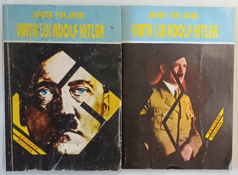 VIATA LUI ADOLF HITLER , VOLUMELE I - II de JOHN TOLAND , 1995 *PREZINTA URME DE UZURA
