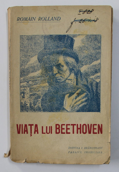 VIATA LUI BEETHOVEN de ROMAIN ROLLAND , 1918