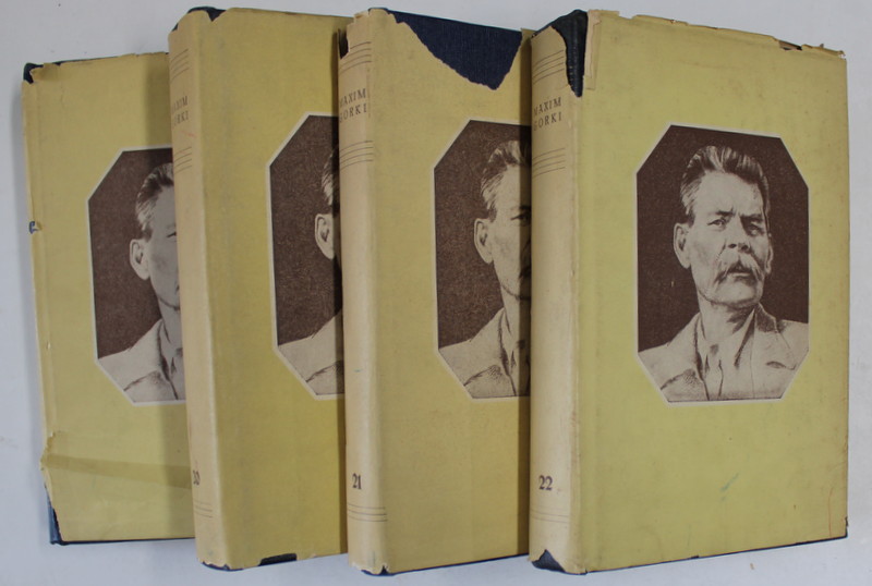 VIATA LUI KLIM SAMGHIN , VOLUMELE I - IV , roman de M. GORKI , 1961