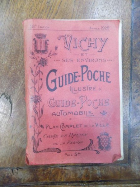 Vichy si imprejurimile, ghid de buzunar 1929