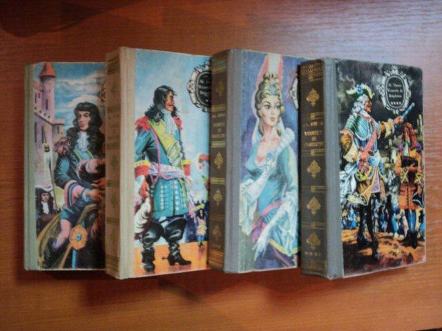 VICONTELE DE BRAGELONNE , VOLUMELE I - IV de ALEXANDRE DUMAS ,1970