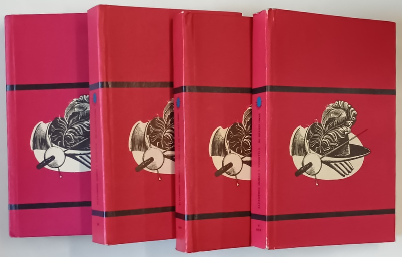 VICONTELE DE BRAGELONNE , VOLUMELE I - IV de ALEXANDRE DUMAS , 1966 *EDITIE CARTONATA