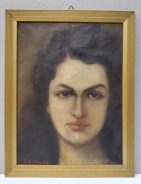 Victor Cichersky - Portret de tanara