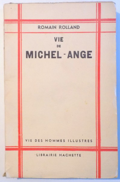 VIE DE MICHEL-ANGE AVEC UN PORTRAIT par ROMAIN ROLLAND