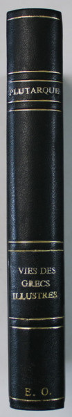 VIES DES GRECS ILLUSTRES par PLUTARQUE , 1900