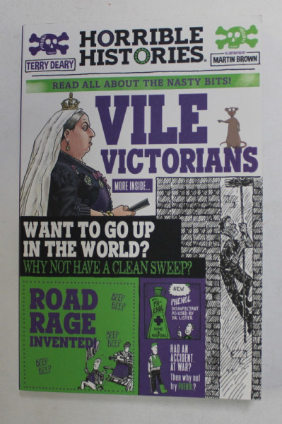 VILE VICTORIANS  by TERRY DEARY , illustrated by MARTIN BROWN , 2021