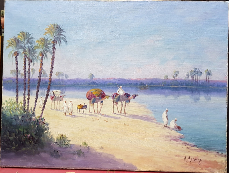 Vincent Manago (1880 - 1936) - Peisaj oriental