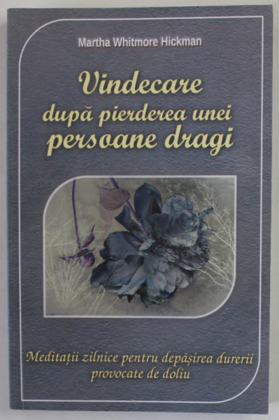 VINDECARE DUPA PIEREDEREA UNEI PERSOANE DRAGI , MEDITATII ZILNICE PENTRU DEPASIREA DURERII PROVOCATE DE DOLIU de MARTHA WHITMORE HICKMAN , 2013