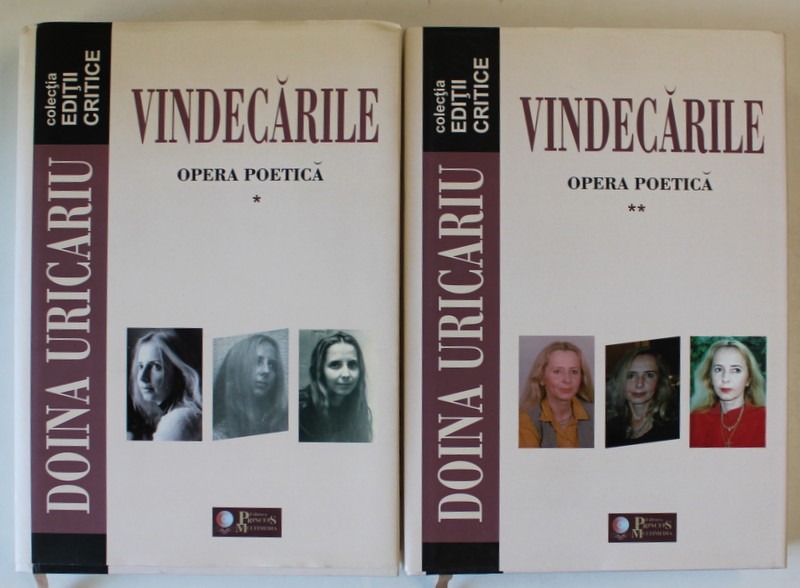 VINDECARILE , OPERA POETICA de DOINA URICARU , VOLUMELE I - II , 2022