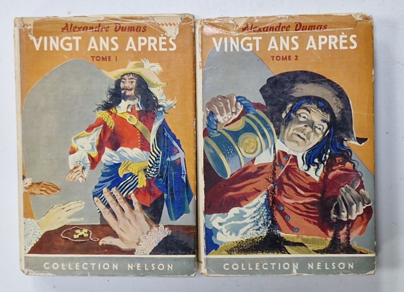 VINGT ANS APRES par ALEXANDRE DUMAS , TOME I - II , 1955