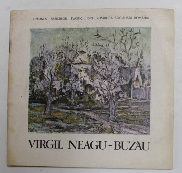 VIRGIL NEAGU - BUZAU , CATALOG DE EXPOZITIE , 1988