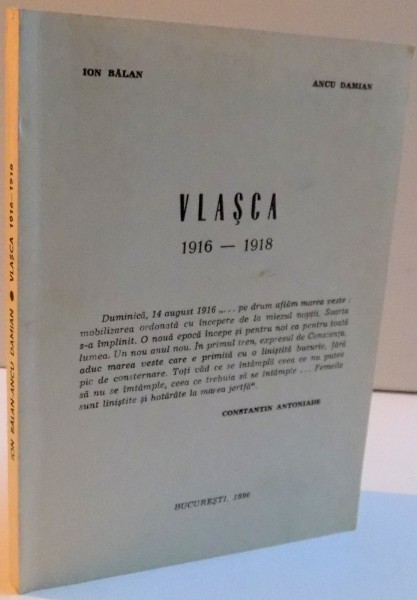 VLASCA 1916-1918 , 1996