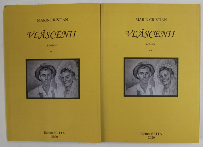 VLASCENII , roman de MARIN CRISTIAN , VOLUMELE I - II , 2020 , DEDICATIE *