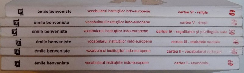 VOCABULARUL INSTITUTIILOR INDO-EUROPENE,VOL. I-V,2005
