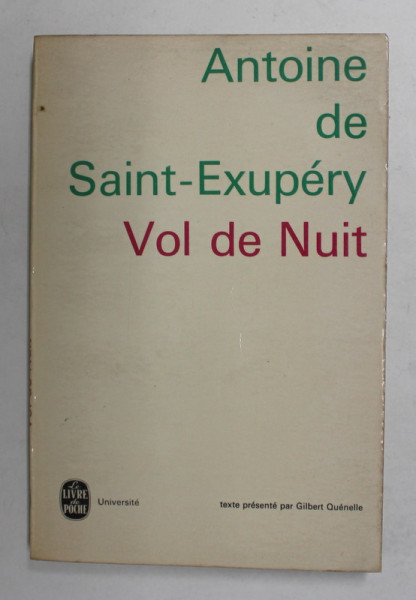 VOL DE NUIT par ANTOINE DE SAINT - EXUPERY , 1964