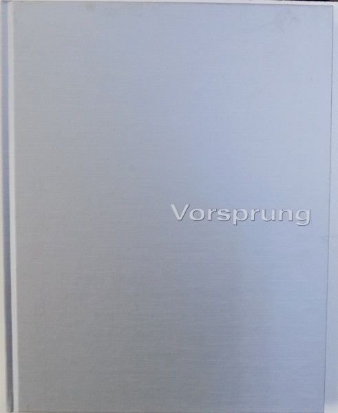 VORSPRUNG , CATALOG DE PREZENTARE FIRMA  AUDI