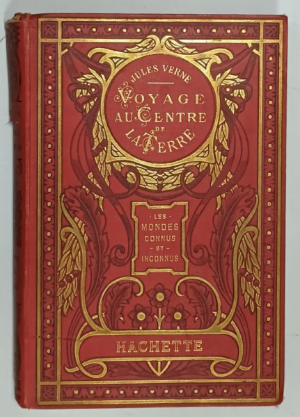 VOYAGE AU CENTRE DE LA TERRE par JULES VERNE  , illustrations par RIOU , LIBRAIRIE HACHETTE , 1922