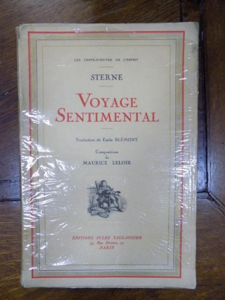 Voyage sentimental en France et en Italie, L. Sterne, Paris