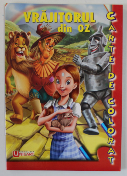 VRAJITORUL DIN OZ  , CARTE  DE COLORAT , 2021