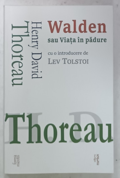 WALDEN SAU VIATA IN PADURE de HENRY DAVID THOREAU , 2021