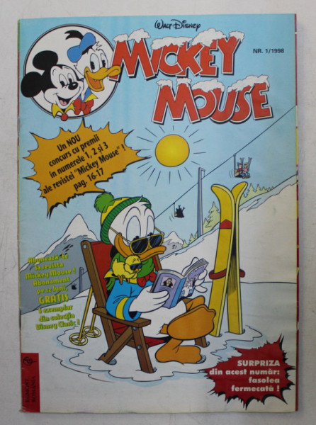 WALT DISNEY , MICKEY MOUSE , NUMARUL 1 , 1988