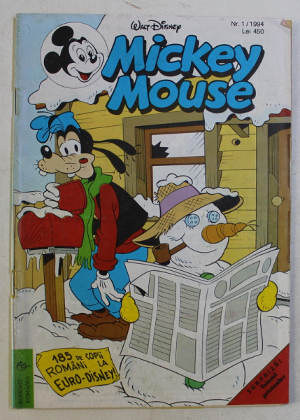 WALT DISNEY , MICKEY MOUSE , NUMARUL 1 , 1994