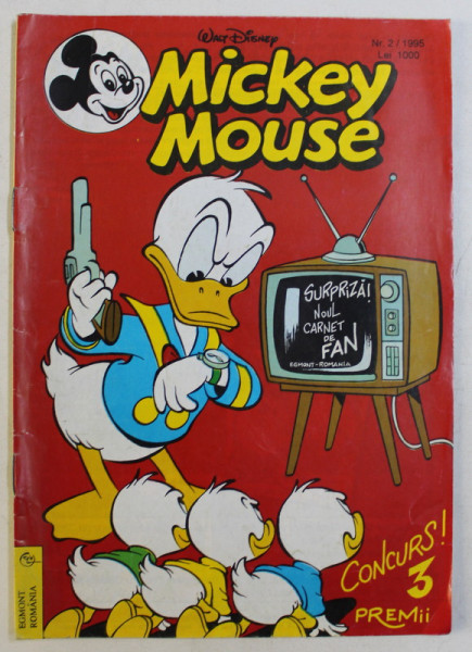 WALT DISNEY , MICKEY MOUSE , NUMARUL 2 , 1995