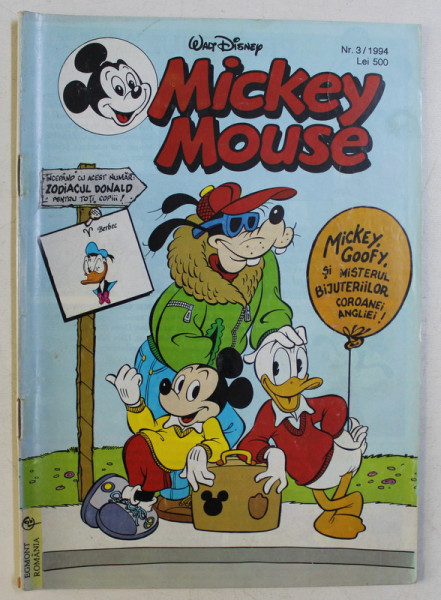 WALT DISNEY , MICKEY MOUSE , NUMARUL 3 , 1994