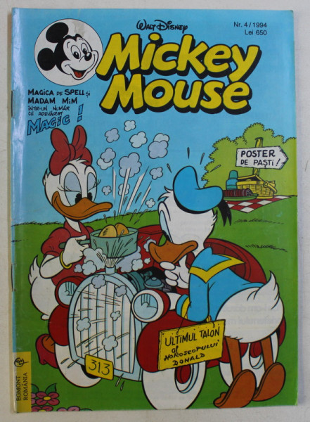 WALT DISNEY , MICKEY MOUSE , NUMARUL 4 , 1994